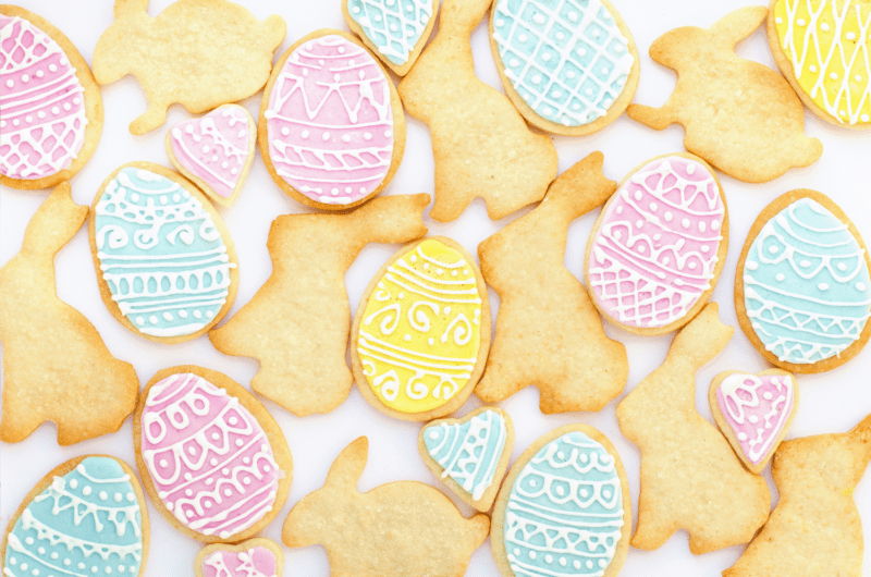Healthy Easter Bunny Cookies