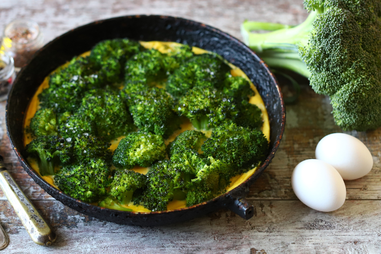 Broccoli and Cheese Omelette