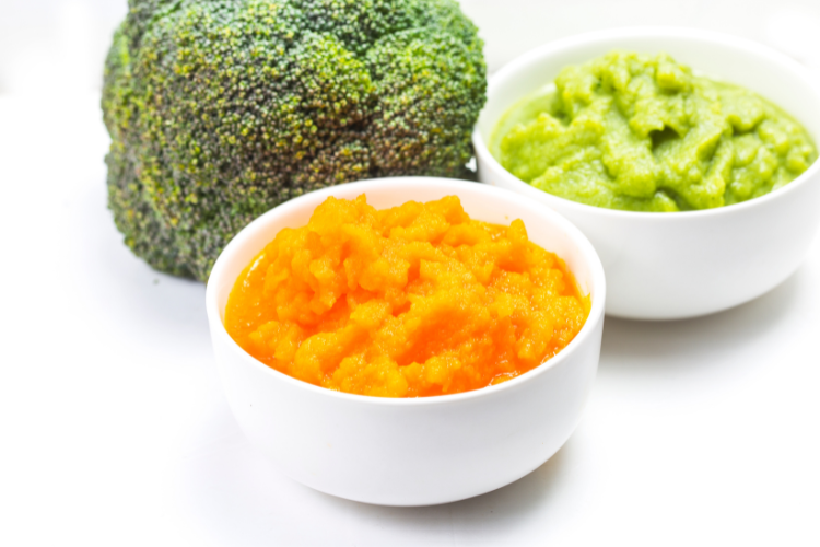 Broccoli Sweet potato Puree
