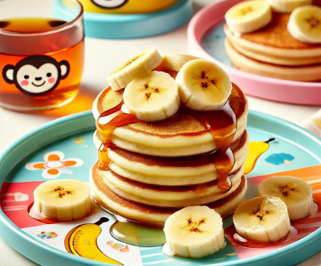 Organic Banana Pancakes