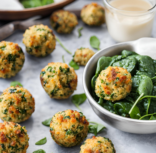 Quinoa and Spinach Balls