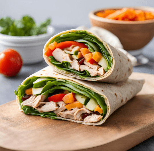 Organic Turkey and Veggie Wrap