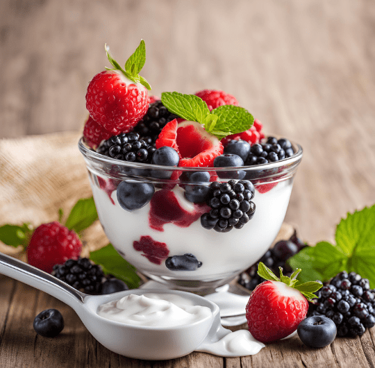 Greek Yogurt with Berries